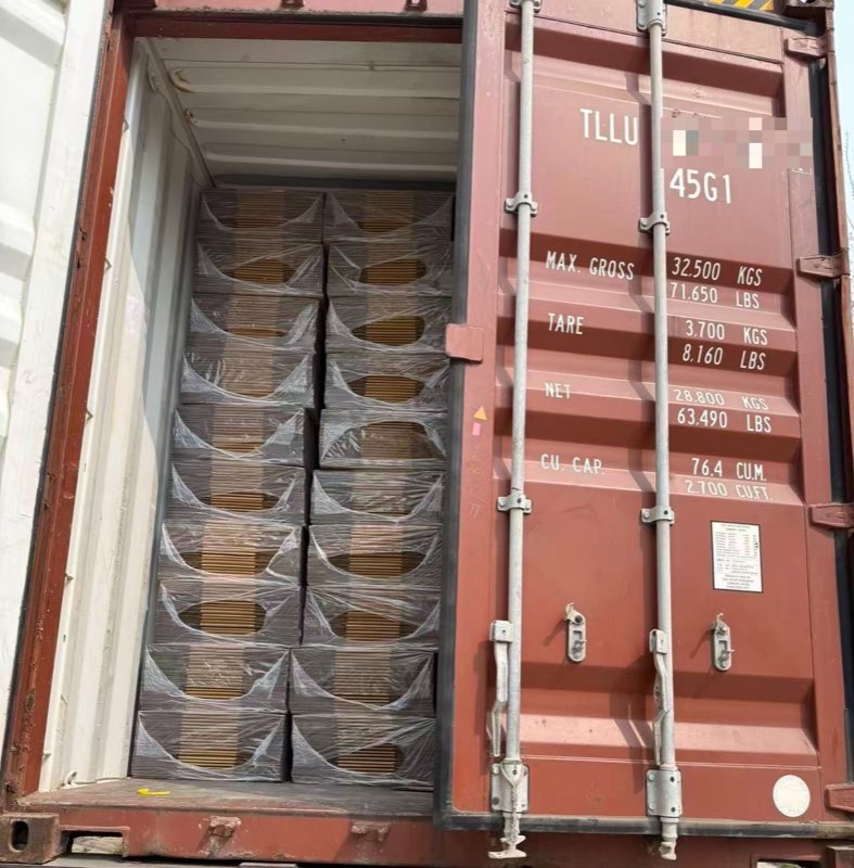Closing the doors on the full load.